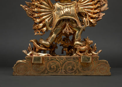 Yamantaka Statue | Traditional Newari Artisan Craft