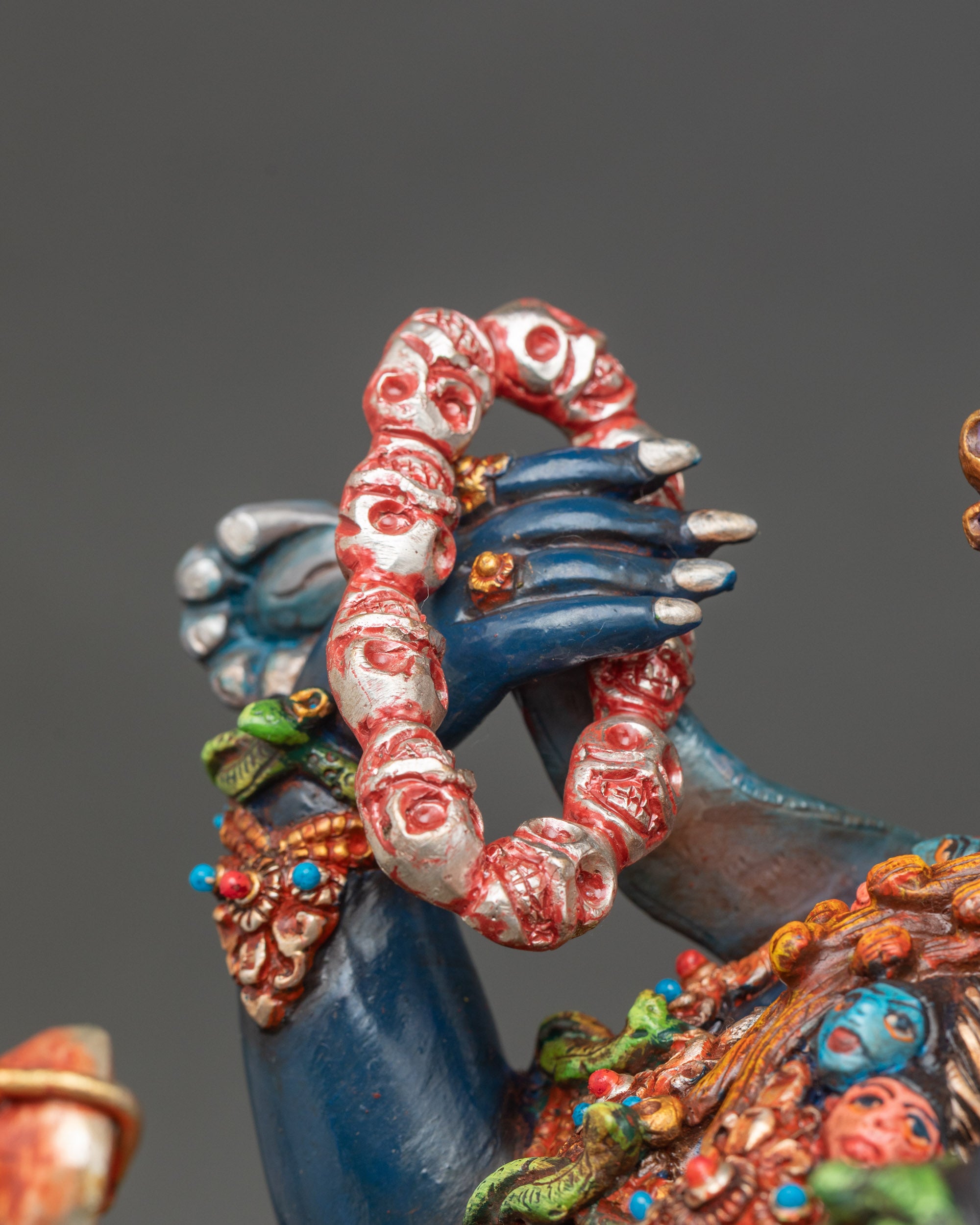 Six-Armed Mahakala Copper Statue | Dharma Protector Sculpture