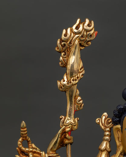 Chundi Devi Statue | 24K Gold-Fire Gilded Buddhist Art