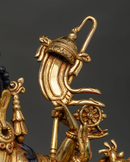 Chundi Devi Statue | 24K Gold-Fire Gilded Buddhist Art