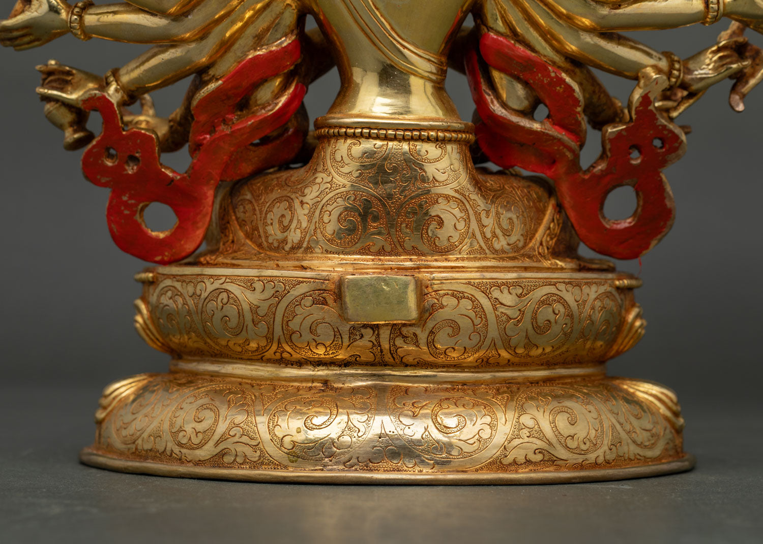 Chundi Devi Statue | 24K Gold-Fire Gilded Buddhist Art