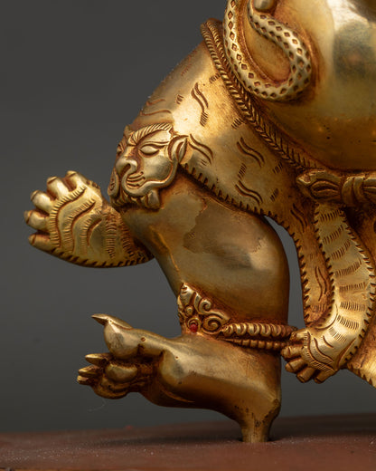 Black Manjushri Statue