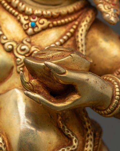 Black Manjushri Statue
