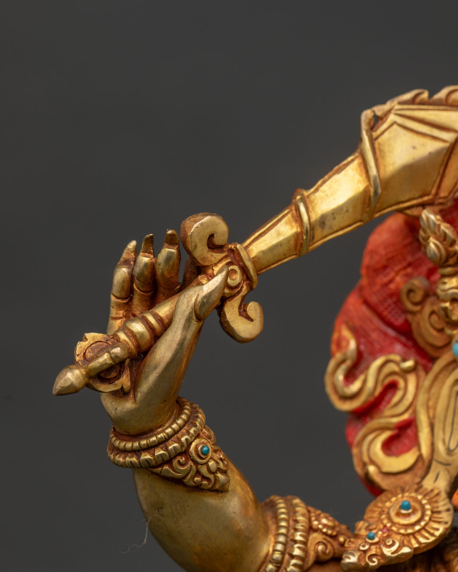 Black Manjushri Statue