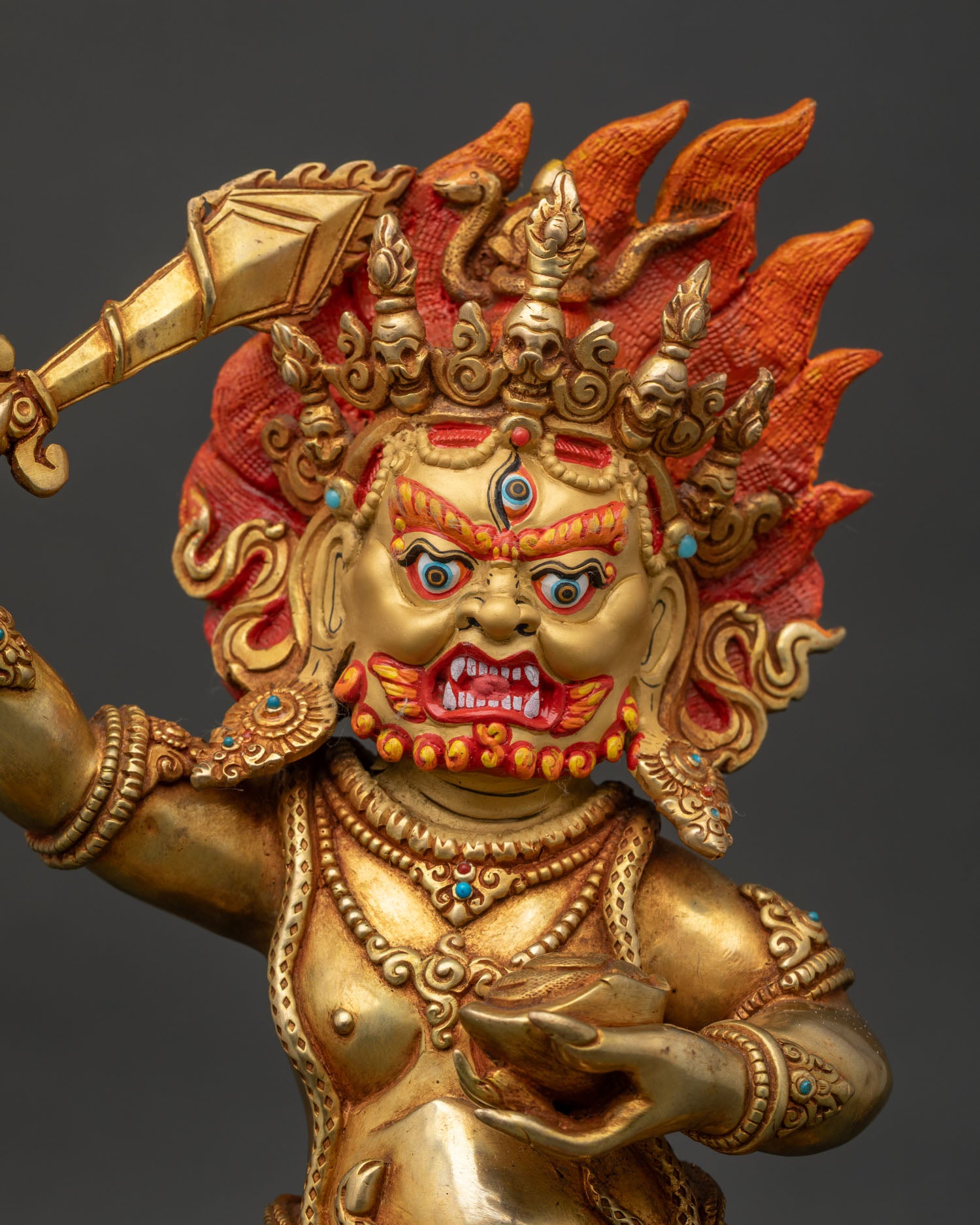 Black Manjushri Statue