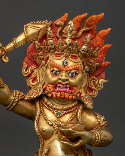 Black Manjushri Statue