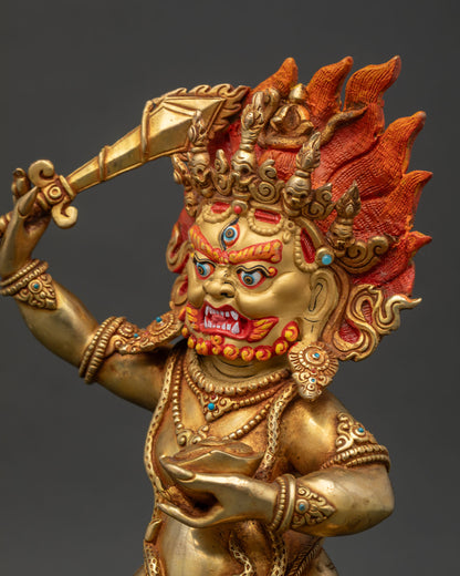 Black Manjushri Statue