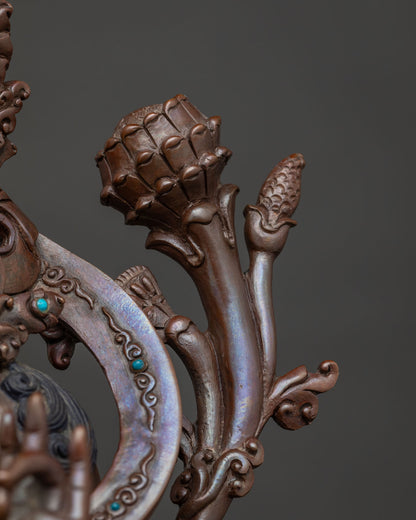 Green Tara Statue | Handcrafted Buddhist Deity of Compassion and Protection