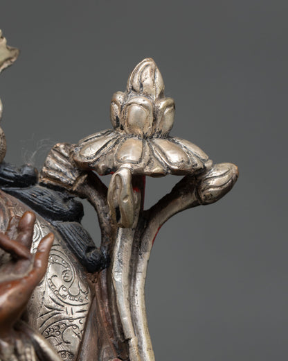 Handmade Green Tara Statue | Sacred Buddhist Art from Nepal