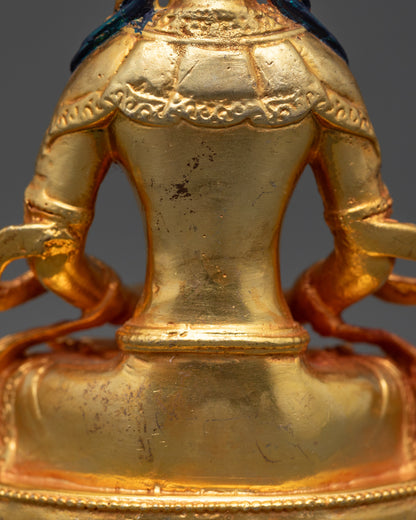 Nepalese Tsepame Amitayus Statue – Tibetan Buddha of Longevity