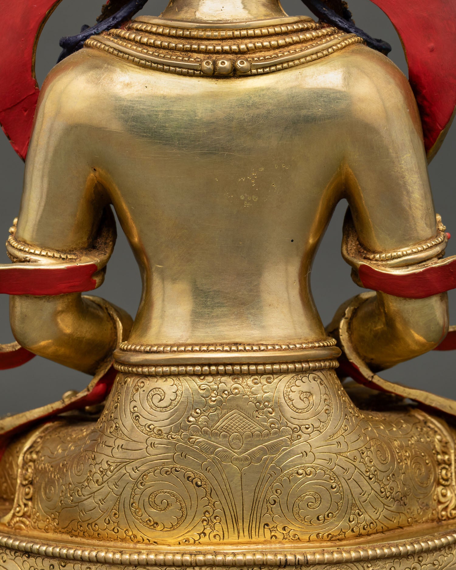 Amitayus Statue with Long-Life Vase | Handmade in Nepal