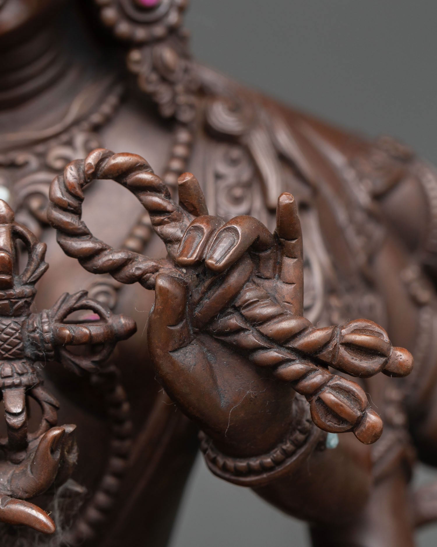 Three Long Life Deities Sculpture – Traditional Himalayan Art Set