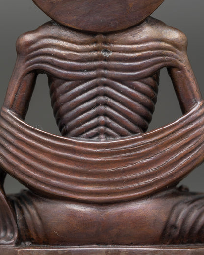 Fasting Buddha Statue