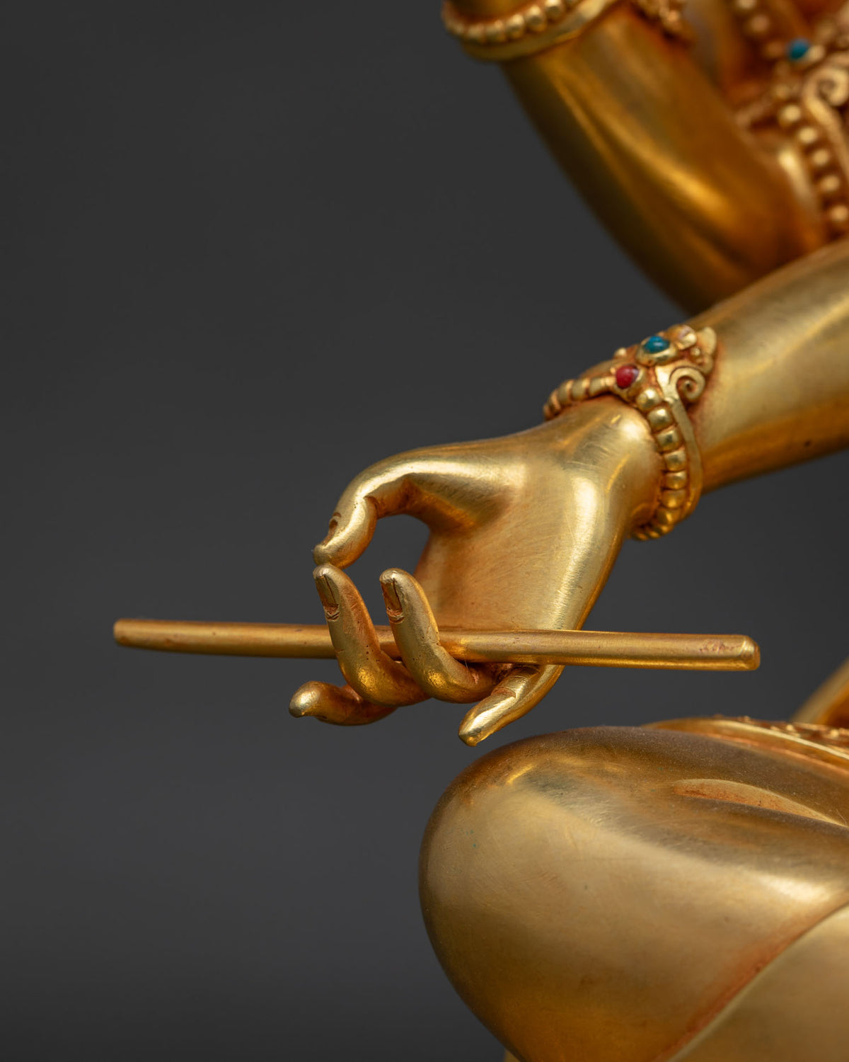Marichi Statue | Fully Gold Fire-gilded Goddess of Dawn Sculpture