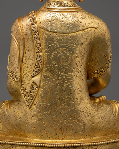 Meditating Amitabha Buddha Statue | Buddhist Artwork from Nepal