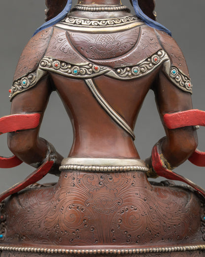 Amitayus Meditation Statue | Sacred Art for Longevity & Blessings