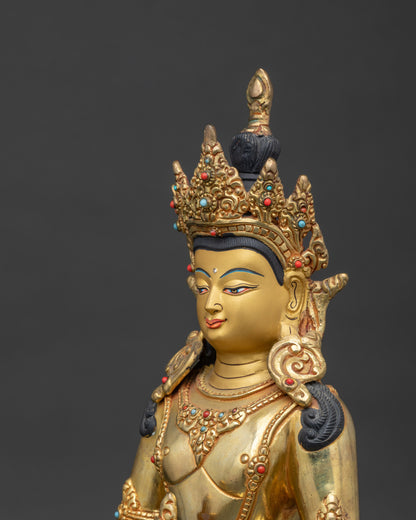Authentic Amitayus Statue for Long Life and Inner Peace
