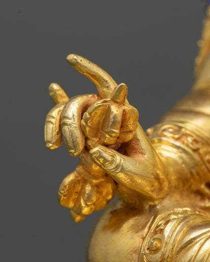 Guru Rinpoche Statue | Traditional Lost-Wax Cast Art