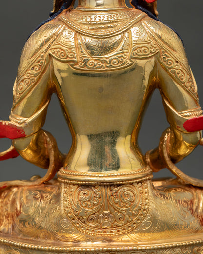 Handcrafted Amitayus Statue | Handmade in Nepal