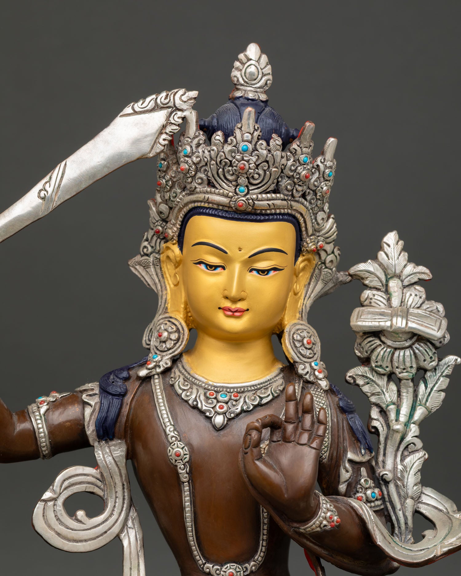 Manjushri Bodhisattva Statue | Sacred Enlightened Wisdom Art