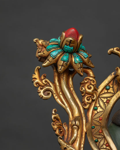 Tranquil Green Tara Statue – Embrace Courage & Inner Peace