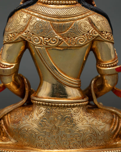 Amitayus Statue | Traditional Nepalese Sacred Art