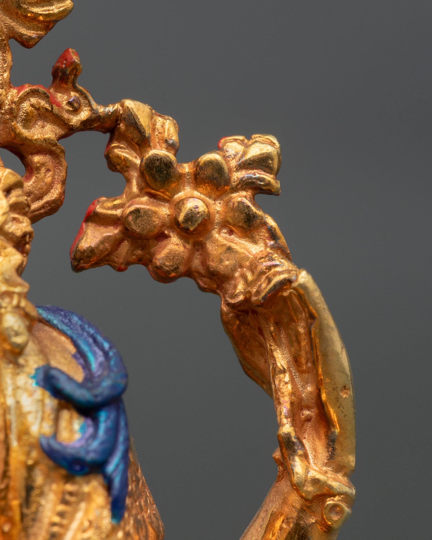 Avalokiteshvara Copper Sculpture | Compassionate Deity Statue