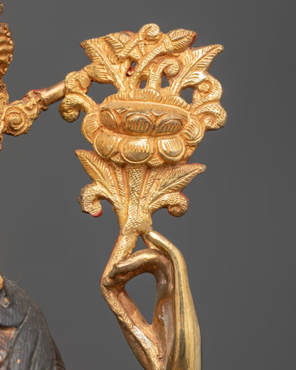 Four-armed Avalokiteshvara Statue | Sacred Tibetan Bodhisattva Idol