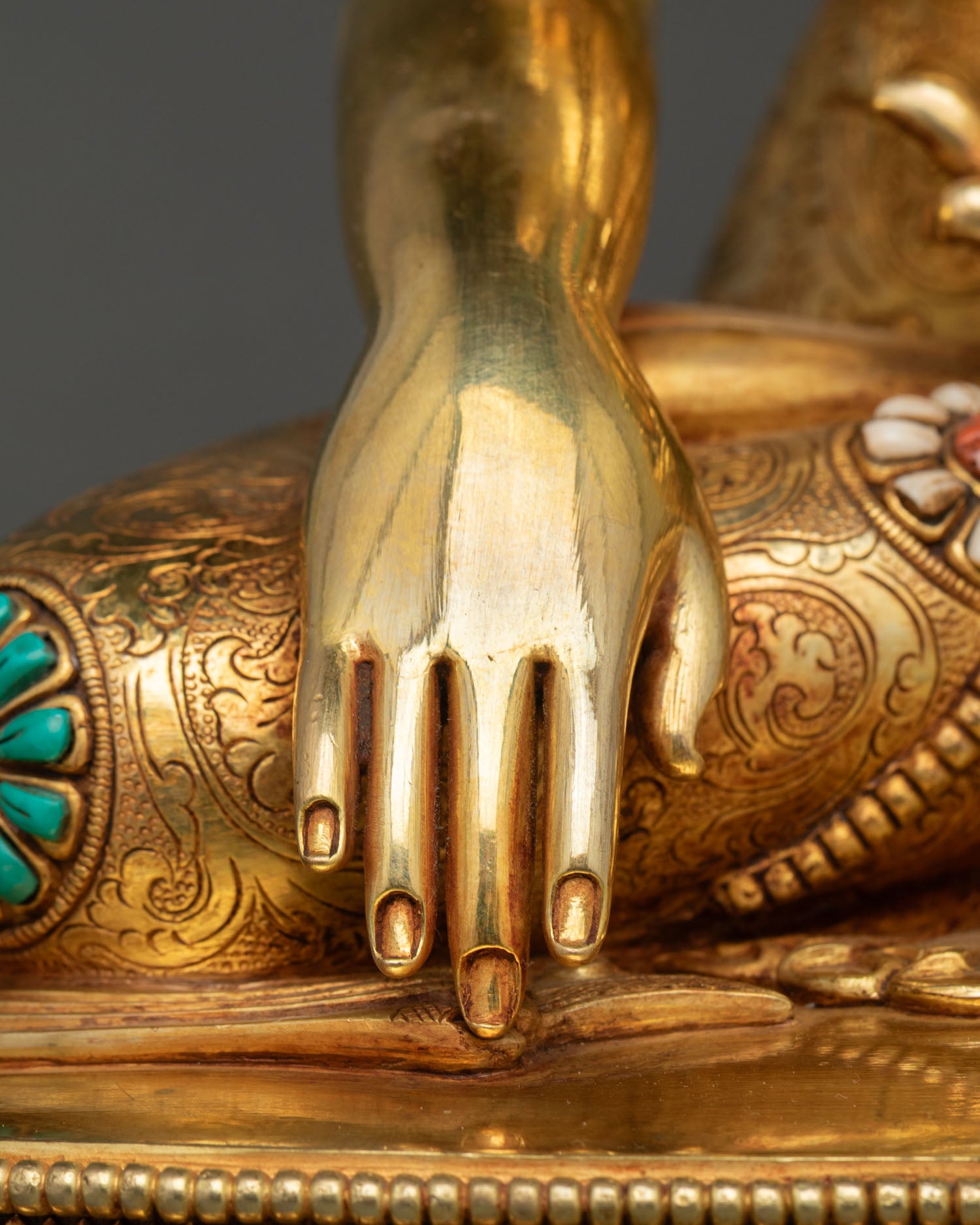 Buddha Shakyamuni Statue | Buddhist Meditation Art from Nepal