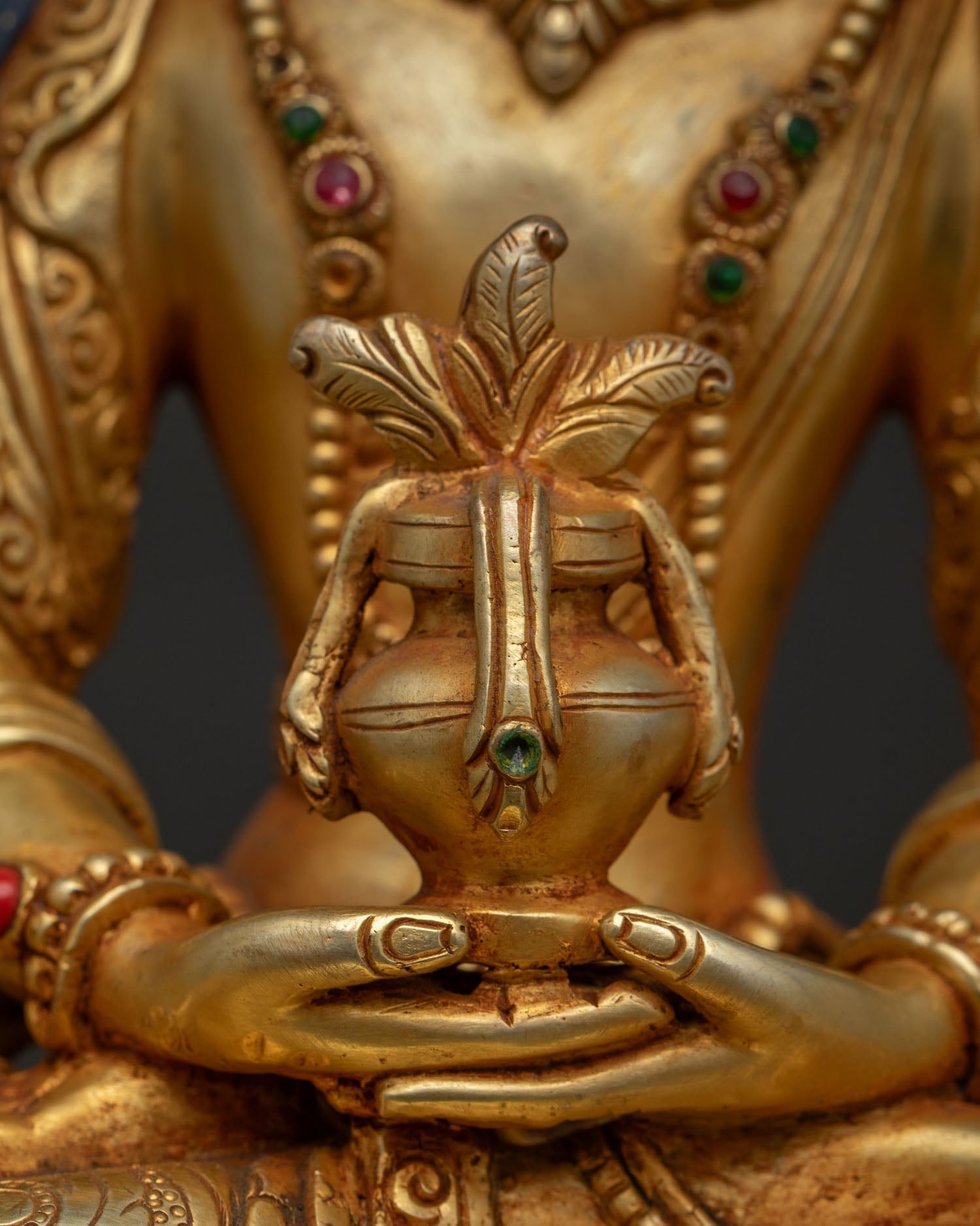 Amitayus on Throne Statue | Sacred Buddhist Longevity Deity