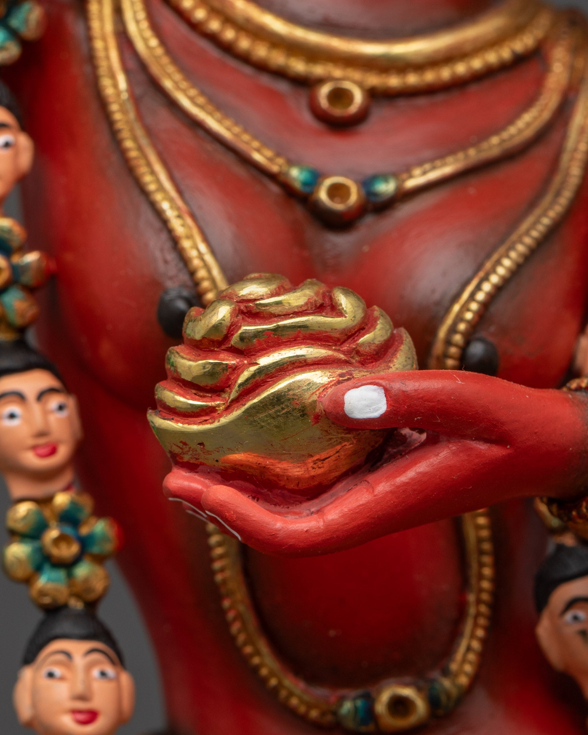 Himalayan Dorje Phagmo Statue | Sacred Nepalese Buddhist Artwork