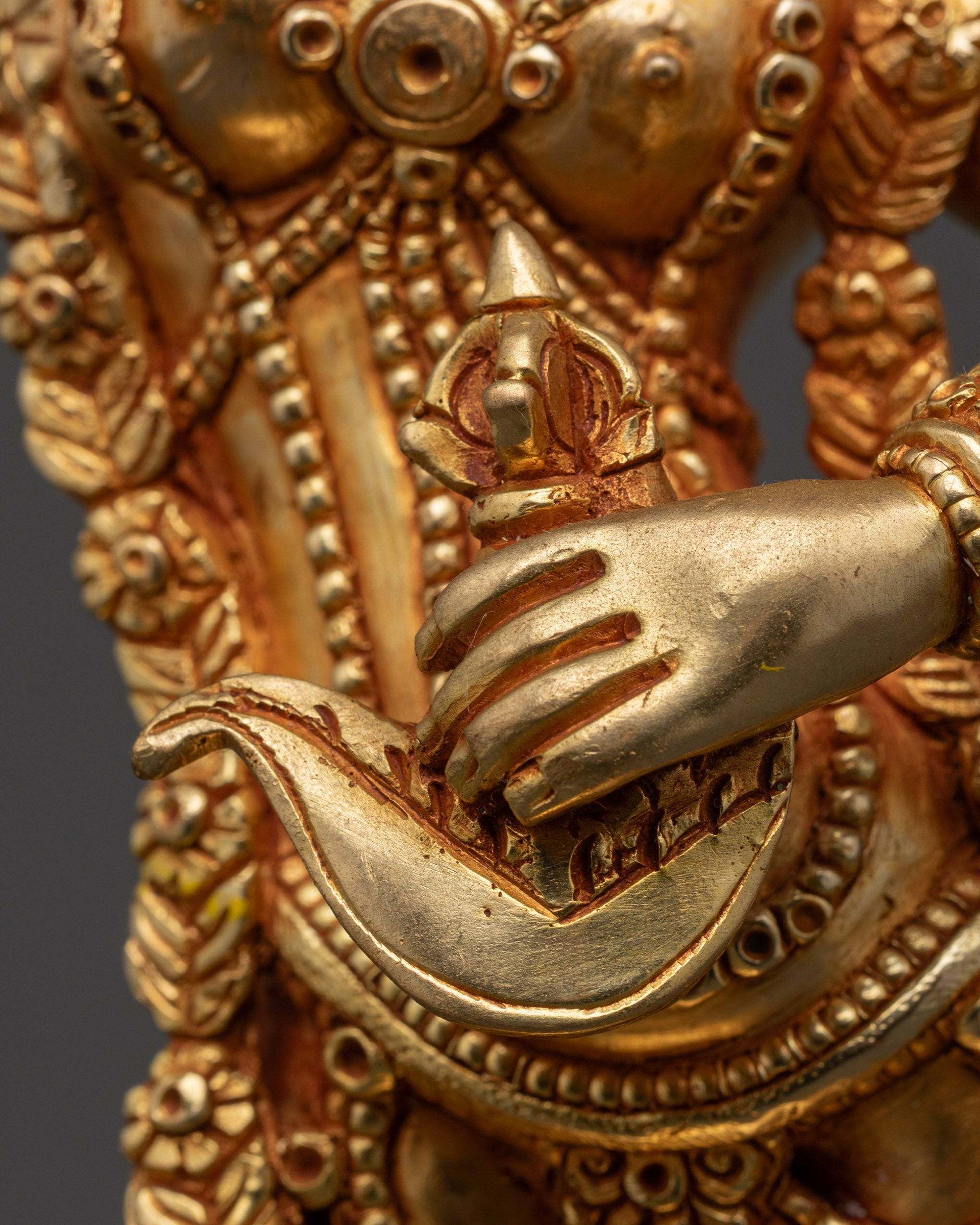 Nepalese Dechen Gyalmo Statue | Traditional Buddhist Protector