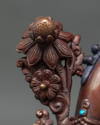 Oxidized White Tara Statue | Nepalese Goddess Artwork