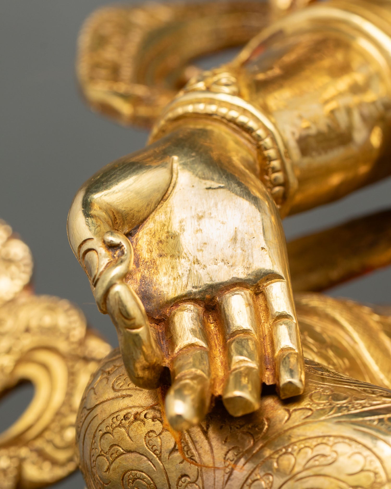 Blessed Green Tara | 24K Gold Gilded Buddhist Statue