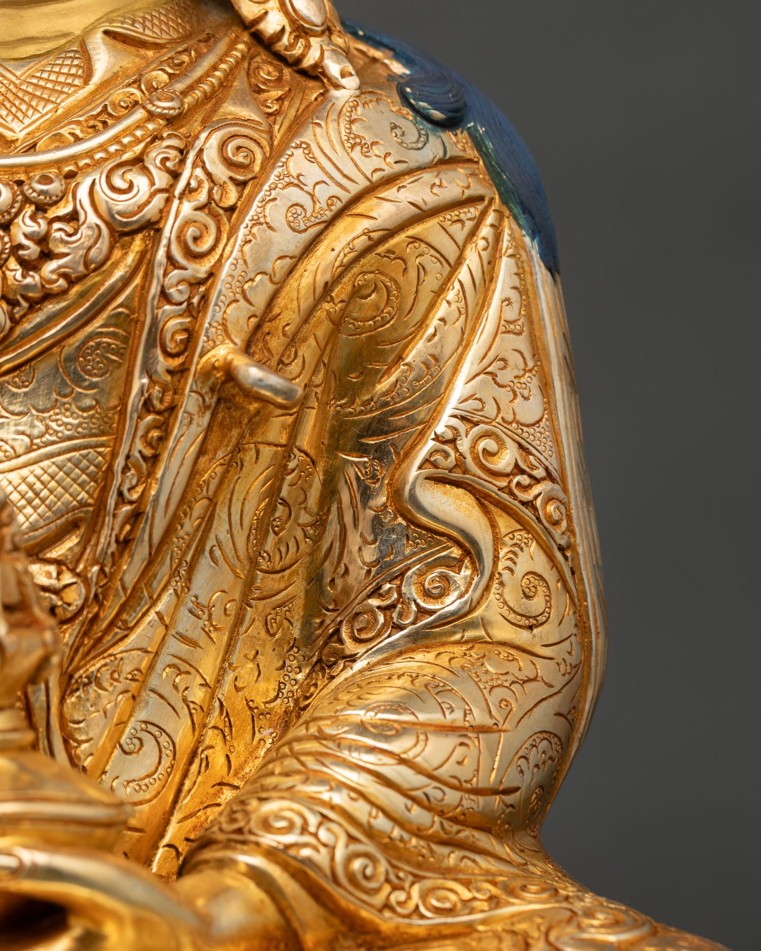 Guru Rinpoche Sculpture | Traditional Buddhist Artwork