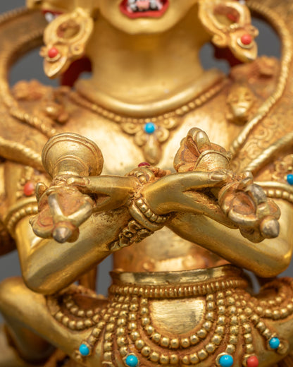 Khorlo Demchog Statue | Handcrafted Tantra Guardian of Sacred Energy