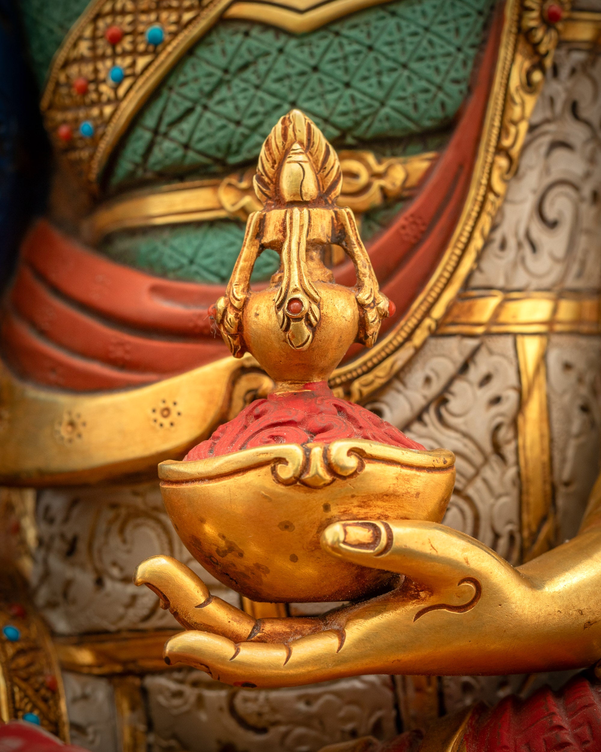 Guru Rinpoche Statue | Lotus-Born Master of Vajrayana Buddhism