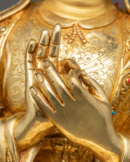 Venerable Master Atisha Statue | Lost-Wax Casted Art from Nepal