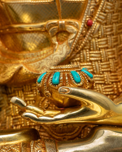 Historical Shakyamuni Buddha Statue | Spiritual Decor for Sacred Space