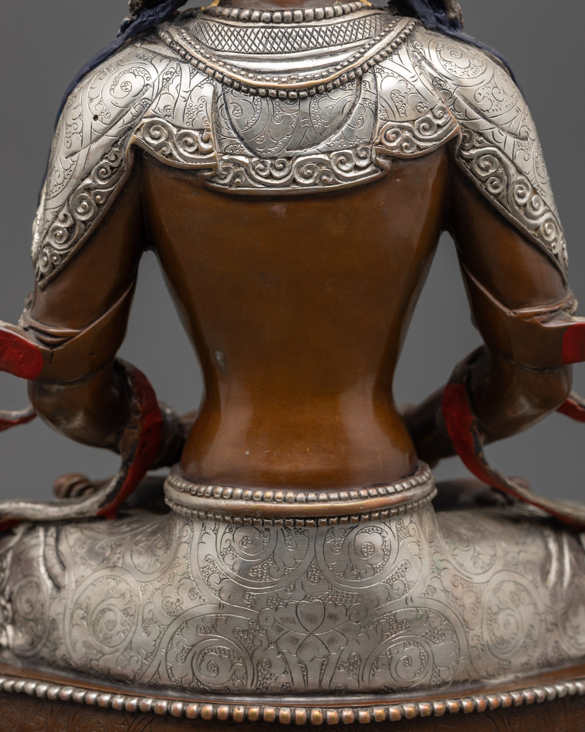 Nepalese Statue of Amitayus | Expert Artisan Carved Longevity Buddha