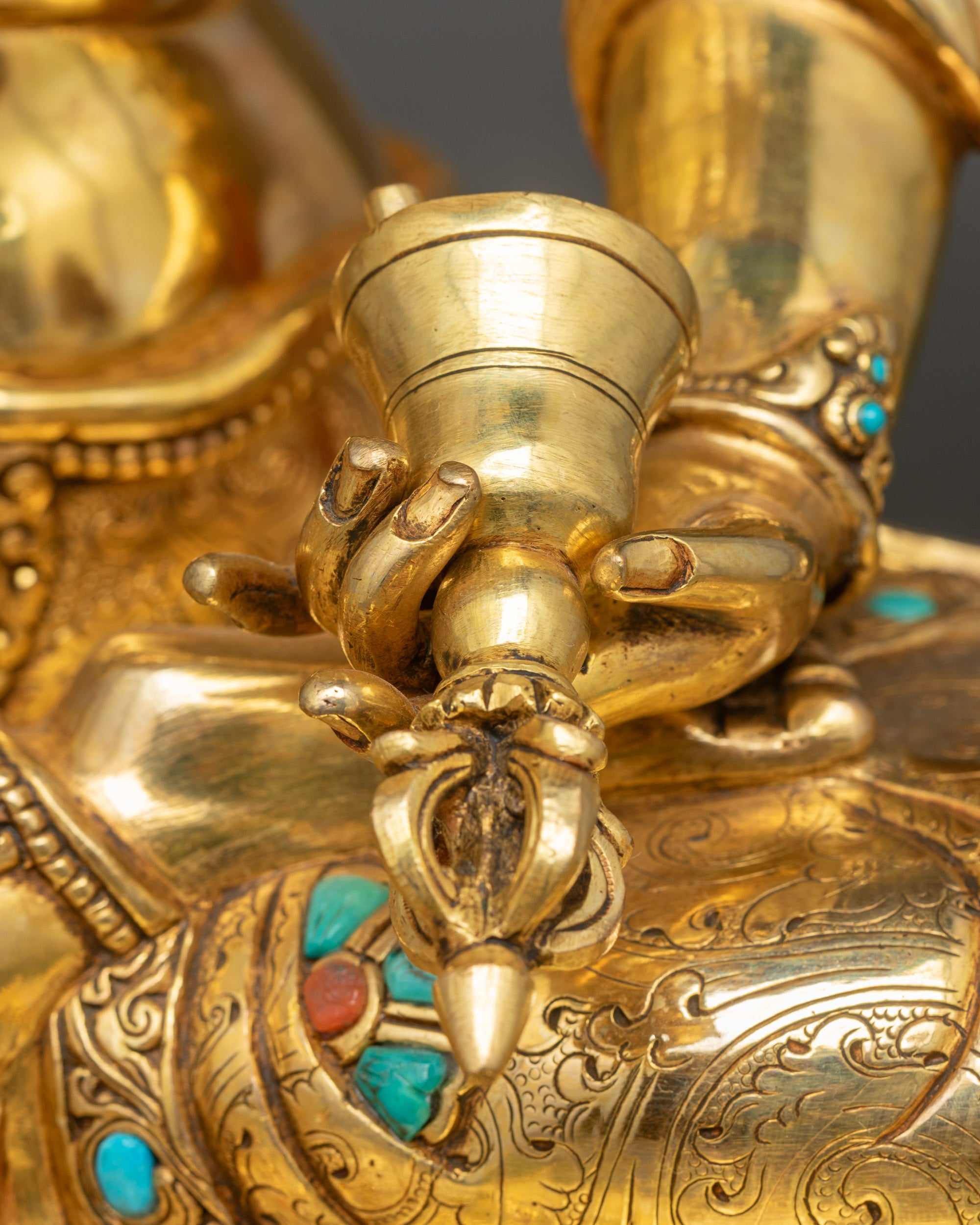 Premium Vajrasattva Statue | Traditional Tibetan Hand Carved Artwork