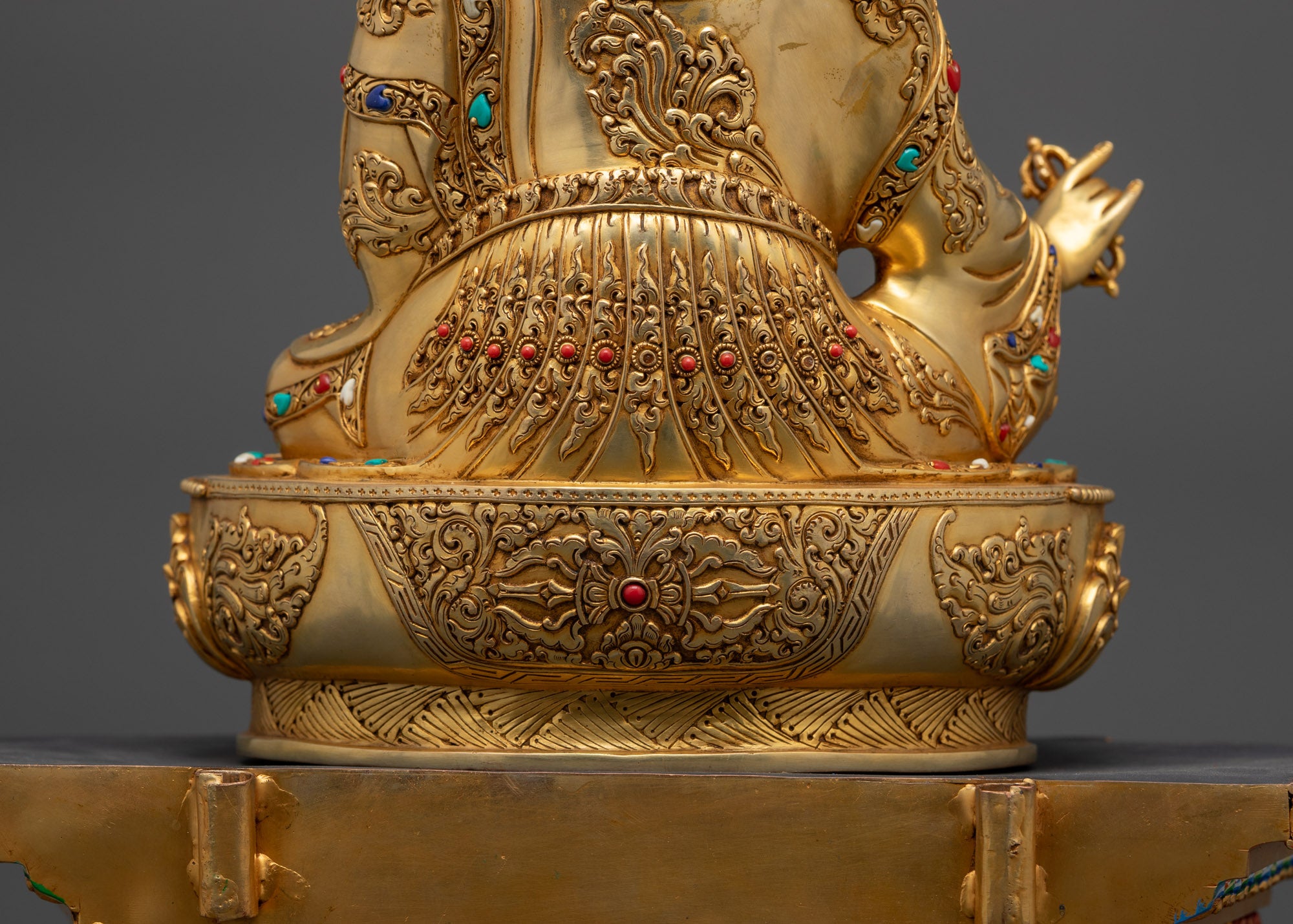 Statue of Guru Padmasambhava on Beautiful Throne | Master of Tantra
