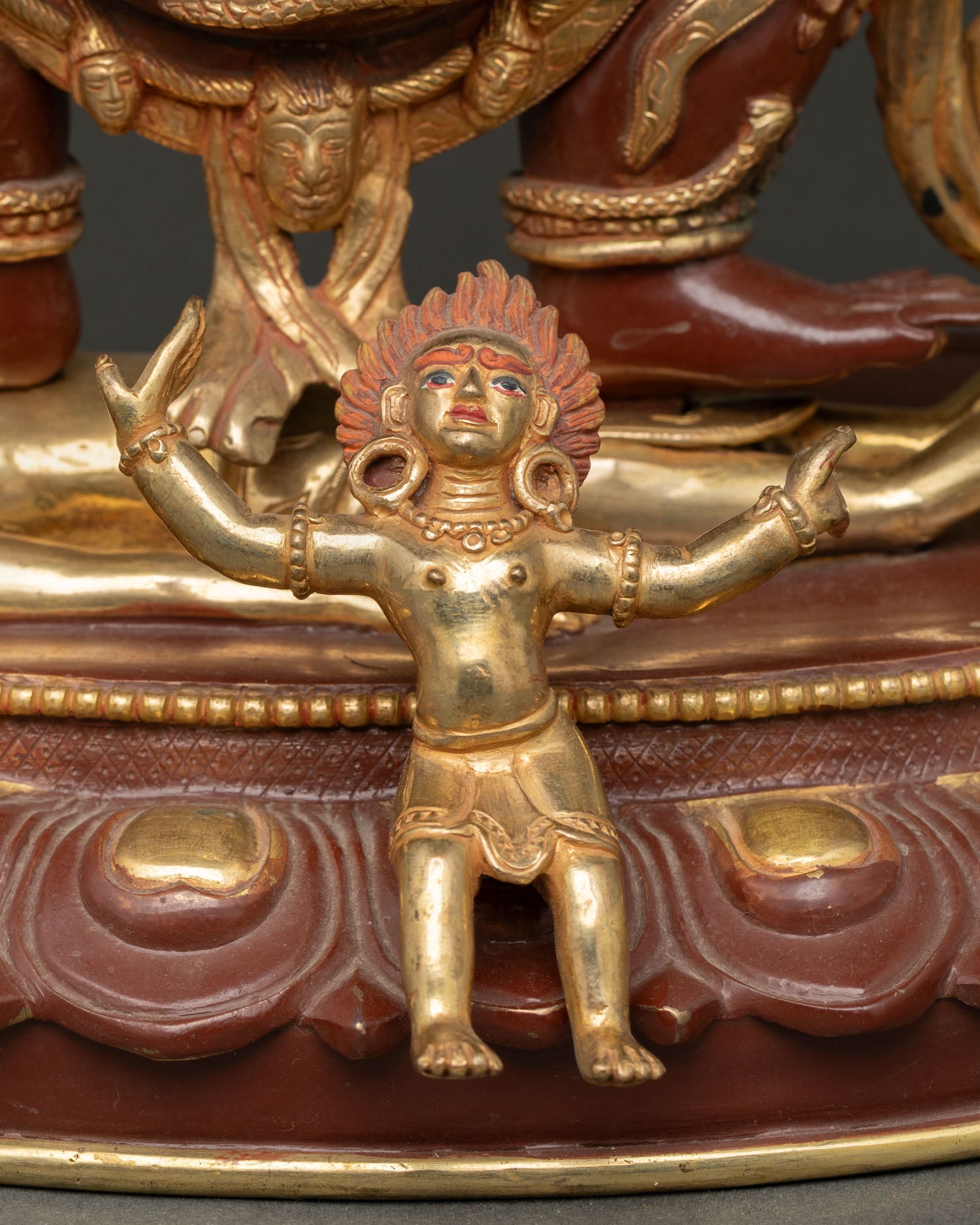 Shakya Mahakala Statue – Tibetan Buddhist Religious Artwork