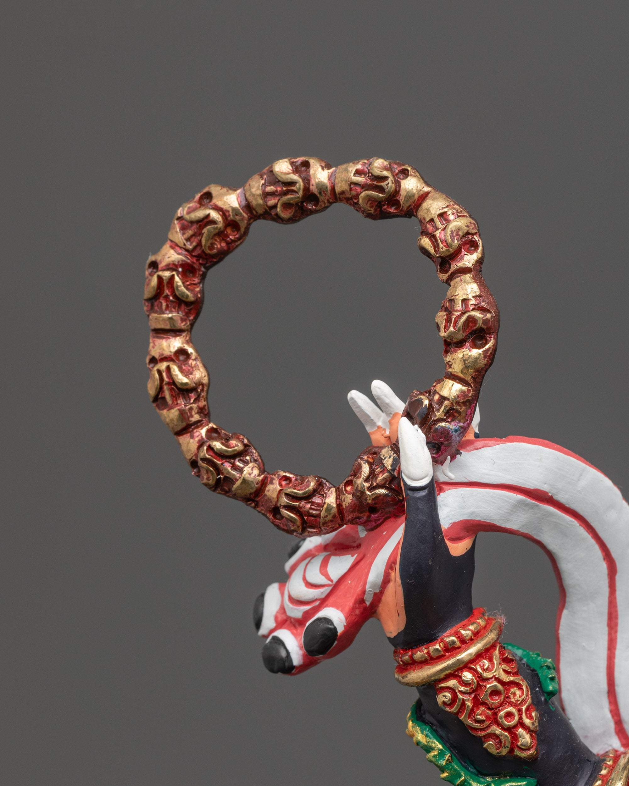 Fierce Six-Armed Mahakala Statue | Himalayan Buddhist Deity