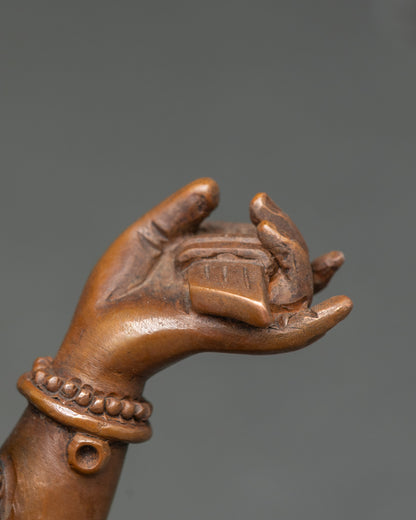 Oxidized Prajnaparamita Statue for Spiritual Growth