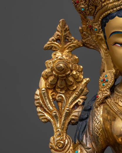 Green Tara Statue