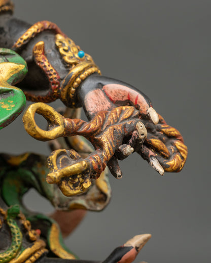 Six Armed Mahakala State | Wrathful Buddhist Protector Deity