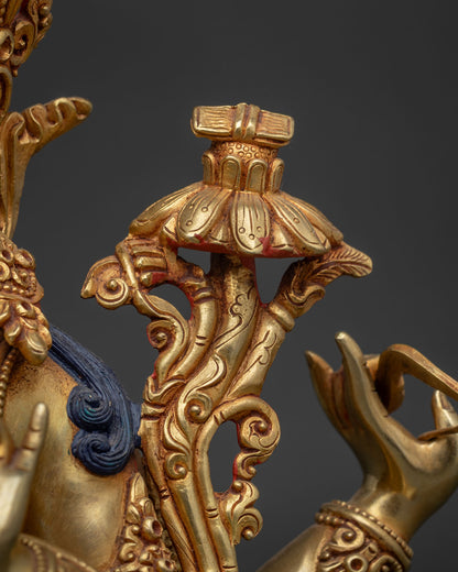 Maha Manjushri Statue | Nepali Artisan-Crafted Sacred Sculpture