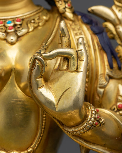 High-End Green Tara Statue | Traditional Nepalese Craftsmanship