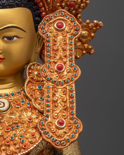 Majestic Jowo Shakyamuni Buddha Statue | Nepalese Buddhist Art